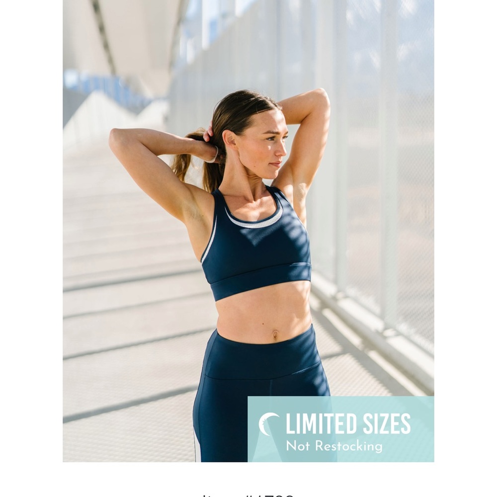 Zyia Navy Primo Mesh Bra